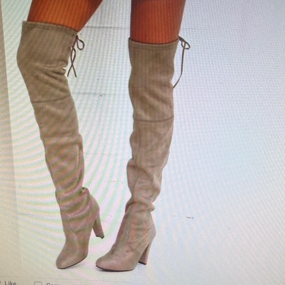 Steve Madden Over-the-Knee Taupe Boots
